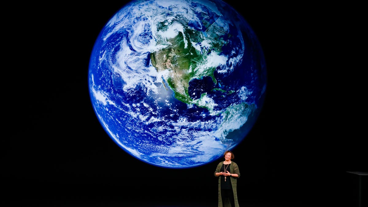 Earth world recycling green eco sustainability  apple-event-091218