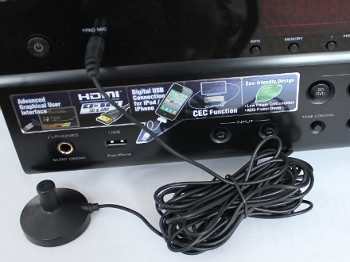 Yamaha RX-V471 auto calibration mic