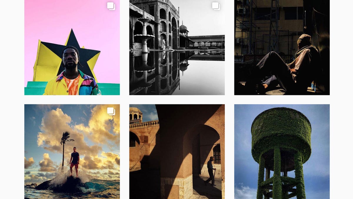 Apple for years has publicized the creative possibilities of its smartphones with the #ShotOniPhone hashtag, here used on the company's Instagram page.