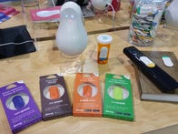 <p>Inspired by the connected fobs from Sense's 'Mother' system (shown on the pill bottle and remote), Peanuts can be programmed to make everyday objects smarter.</p>