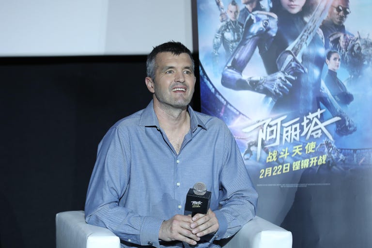 Eric Saindon And Mike Cozens Promote 'Alita: Battle Angel' In Beijing