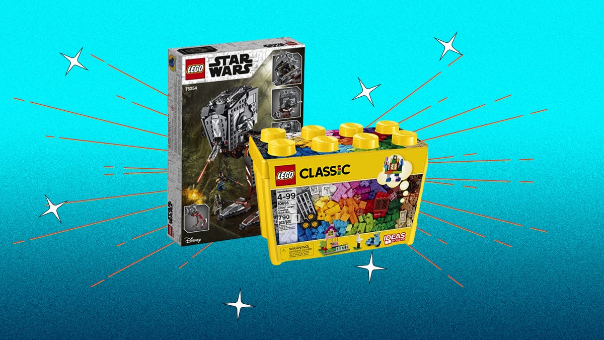 Star Wars Lego Set and Classic Creative Lego Brick Box