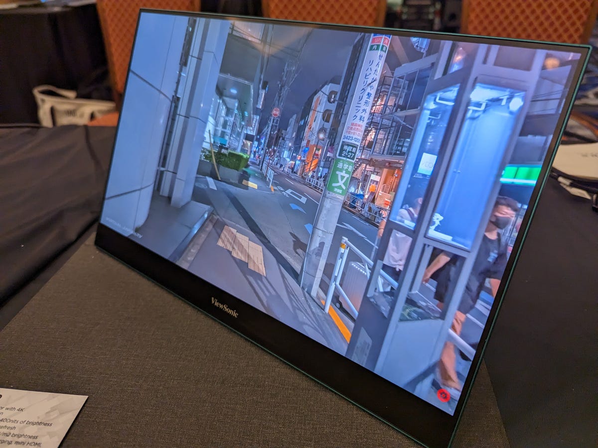 ViewSonic's Portable 4K OLED Monitor Is Something I'd Actually Use - CNET