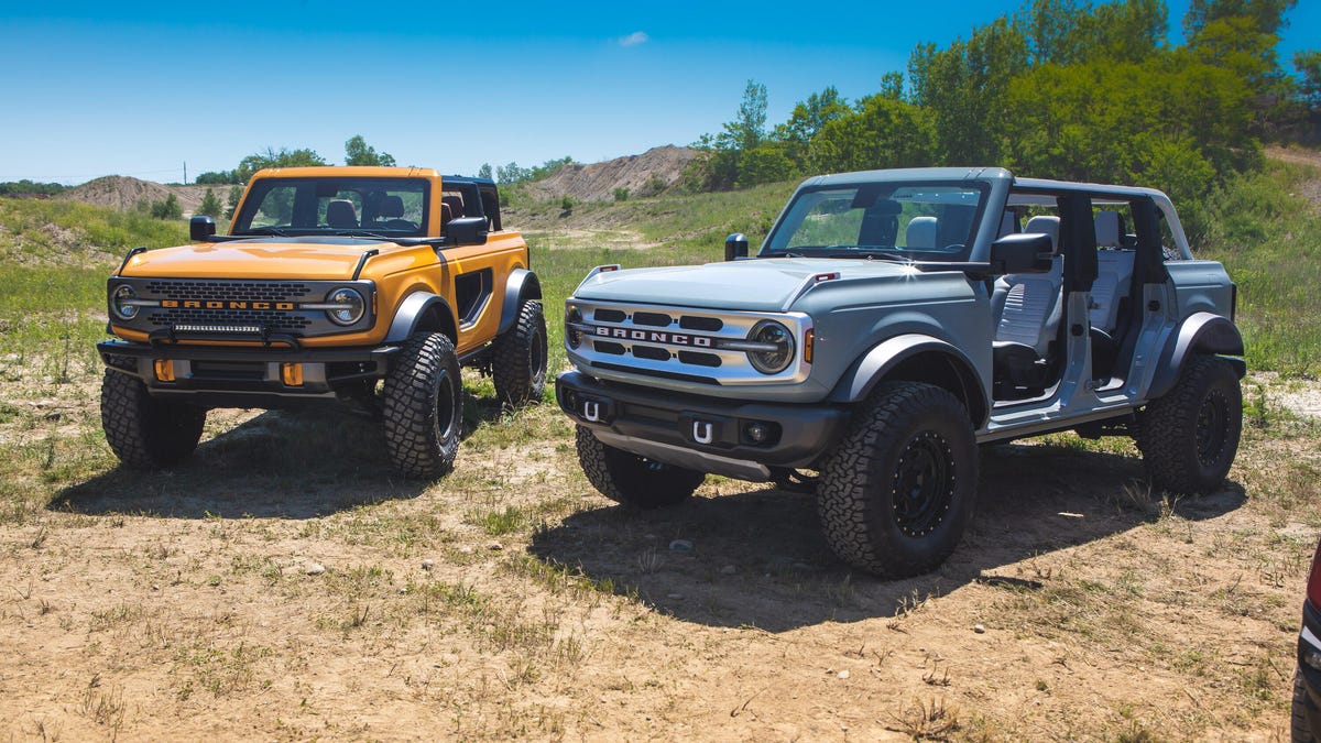 2021 Bronco- two and four-door models