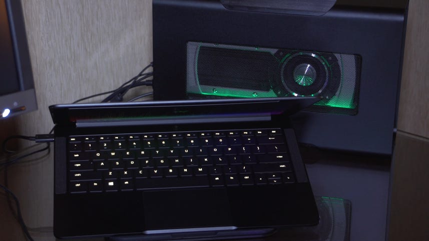 One cable is all you need to turn this Razer laptop into a gaming beast
