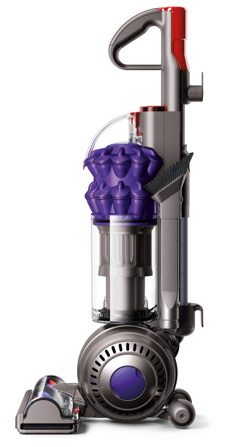 The Dyson DC50 Animal compact upright vacuum weighs 11.6 pounds.