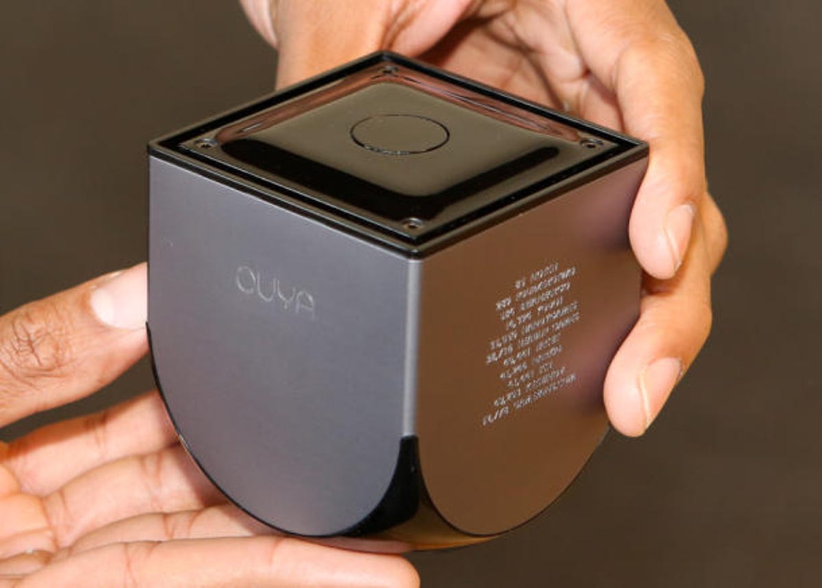 Ouya's new limited edition console with a white paint job.