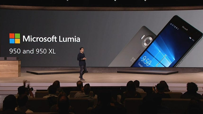 Microsoft announces Lumia 950 and 950 XL smartphones