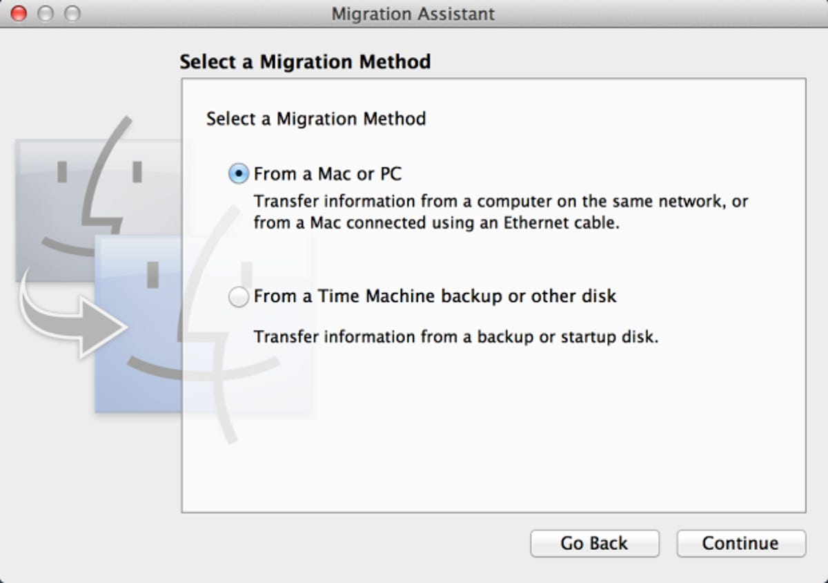 How to transfer data between Macs: 2