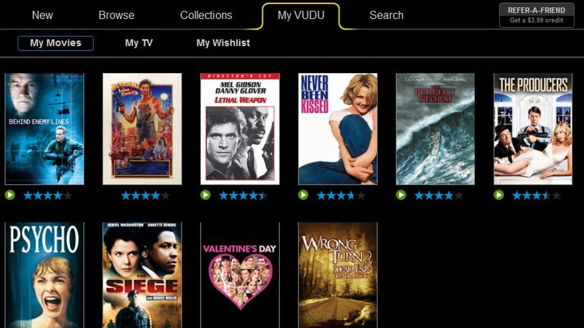 I got these 10 movies for free just by signing up for a Vudu account.