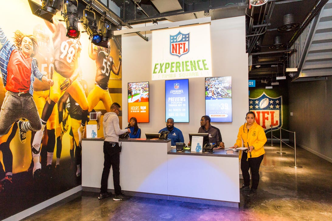 The NFL Experience opens in Times Square