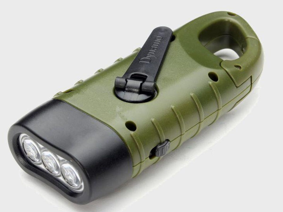 This solar-powered hand-crank emergency LED flashlight is only $7 - CNET