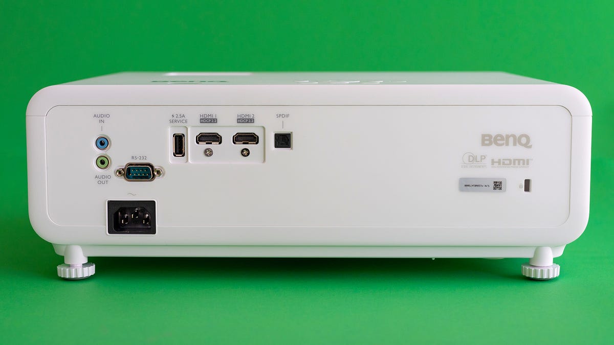 The back of the HT2060 projector showing 2 HDMI inputs and some other connections.