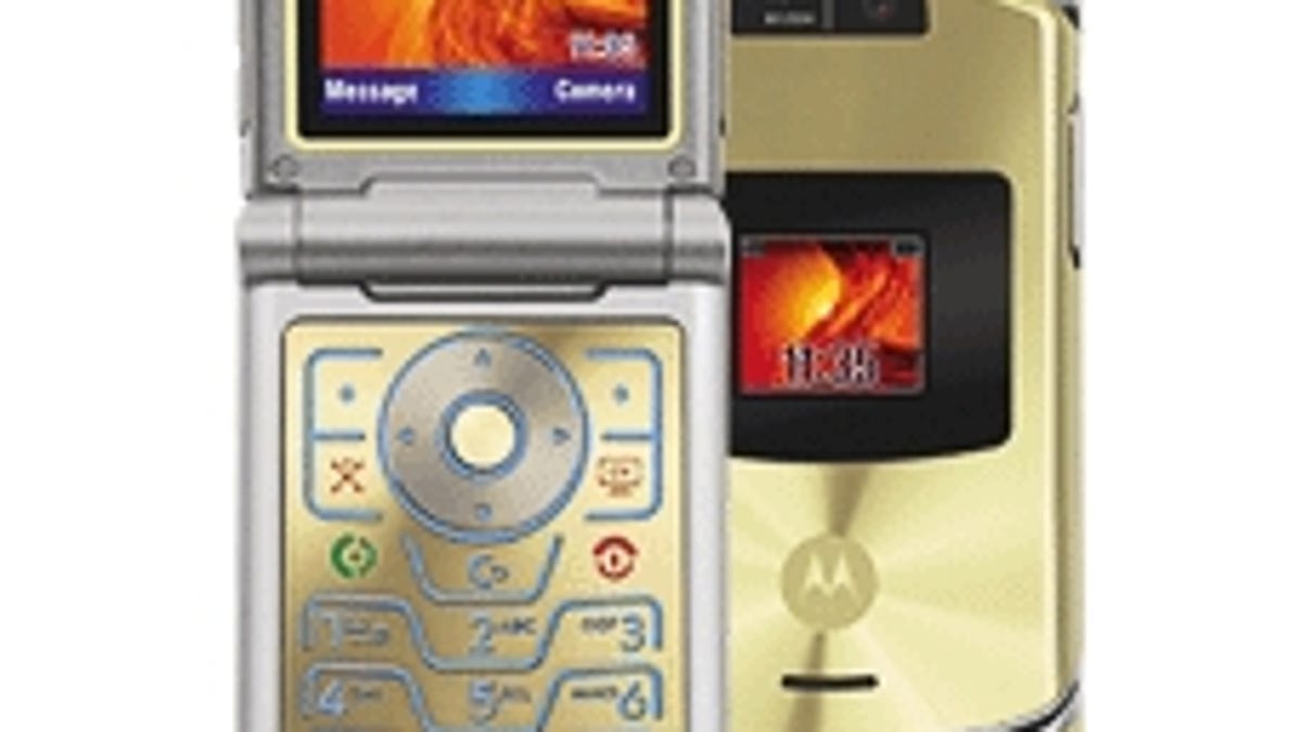 Motorola Razr V3xx gold