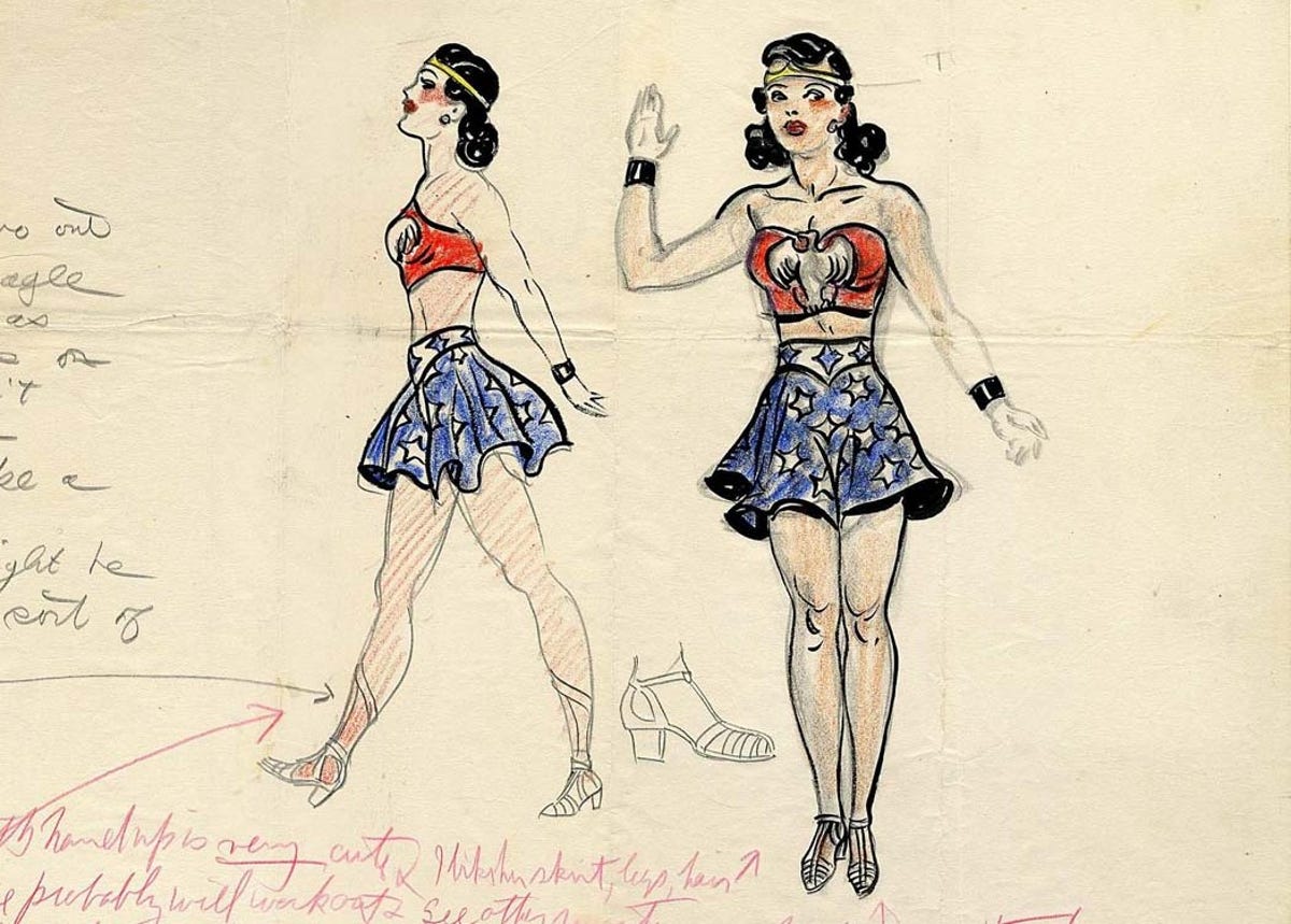 Wonder Woman original sketch