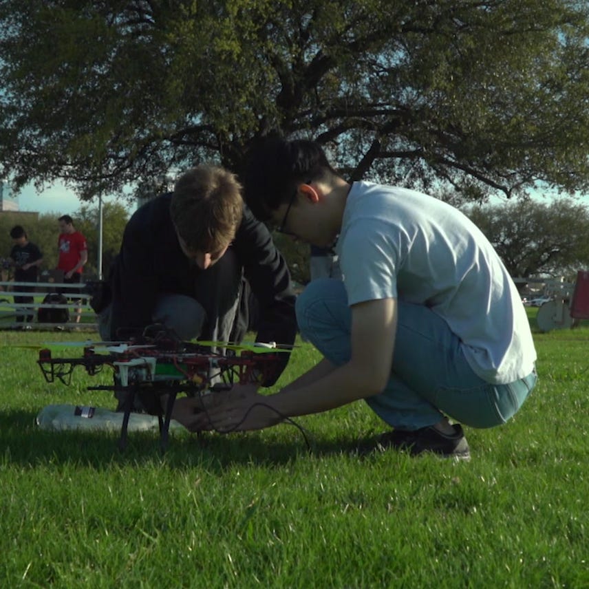 These drones can detect gas leaks