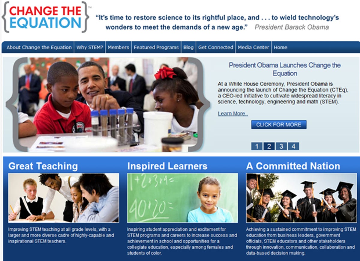 Change the Equation is looking to spur education in science, technology, engineering, and math.