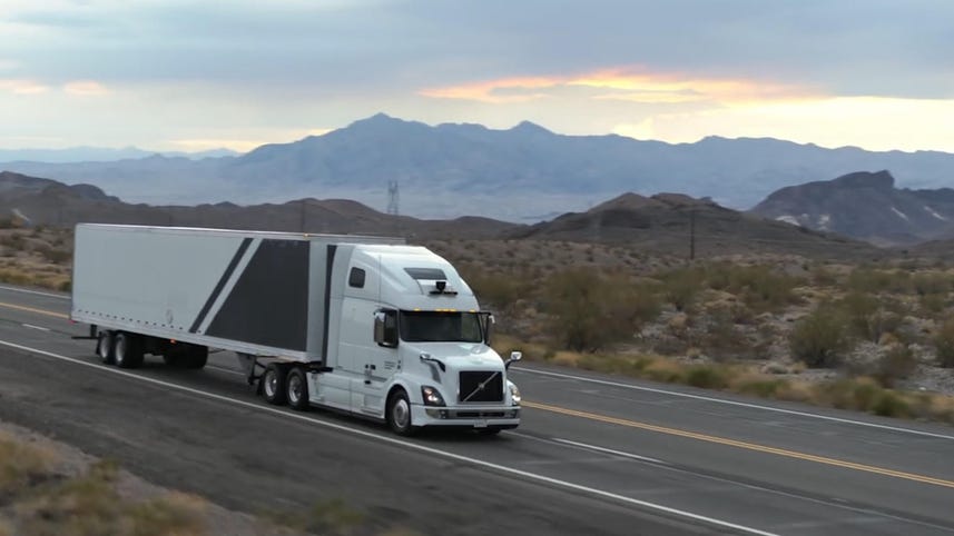 Uber's self-driving trucks hit the road in Arizona