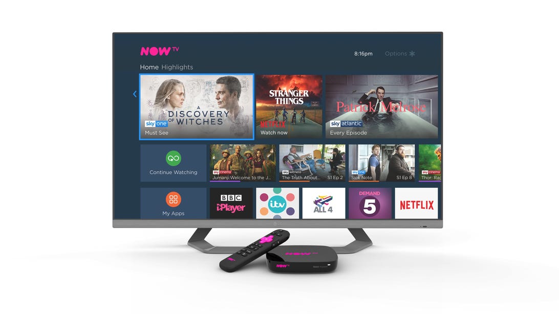 Netflix app comes to Now TV as it launches smart box with 4K, voice search