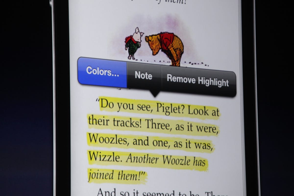 Piglet in iBooks