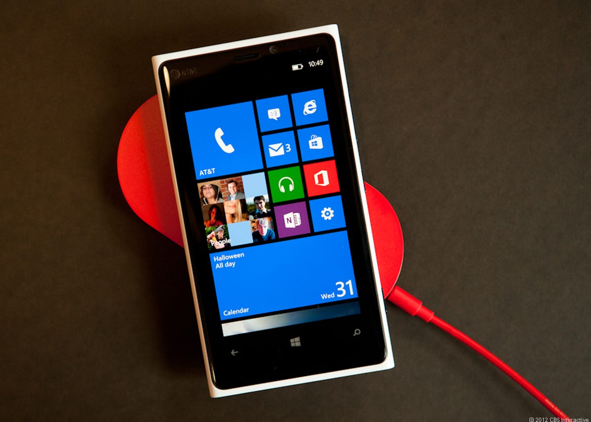 Wireless charging on the Nokia Lumia 920