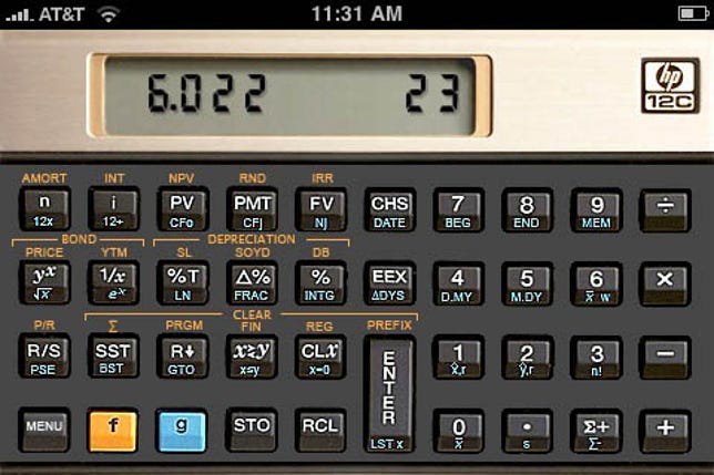 HP Calculator iPhone