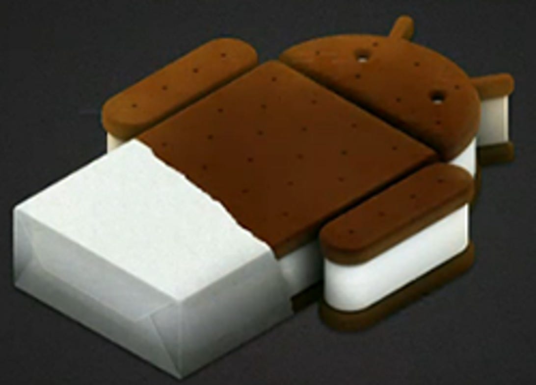 Google's official Android Ice Cream Sandwich logo.