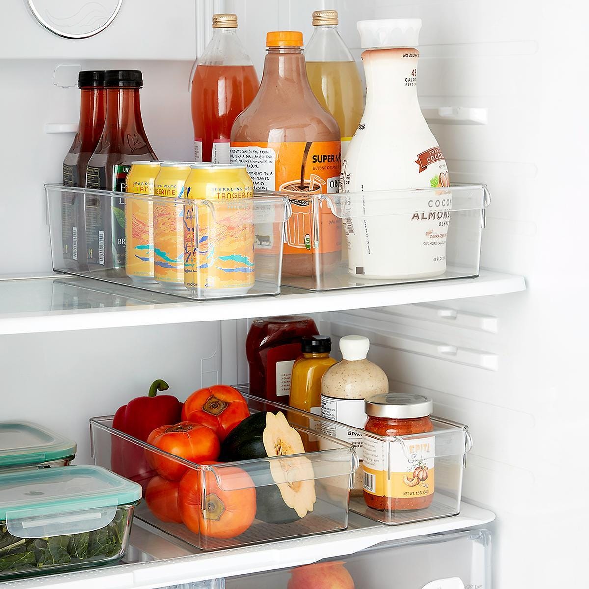 a beautifully organized fridge