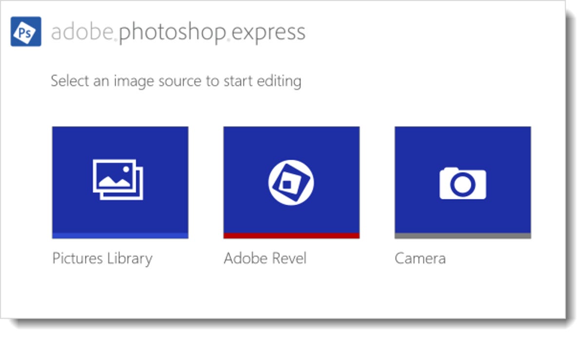 Adobe Photoshop Express for Windows 8 image source