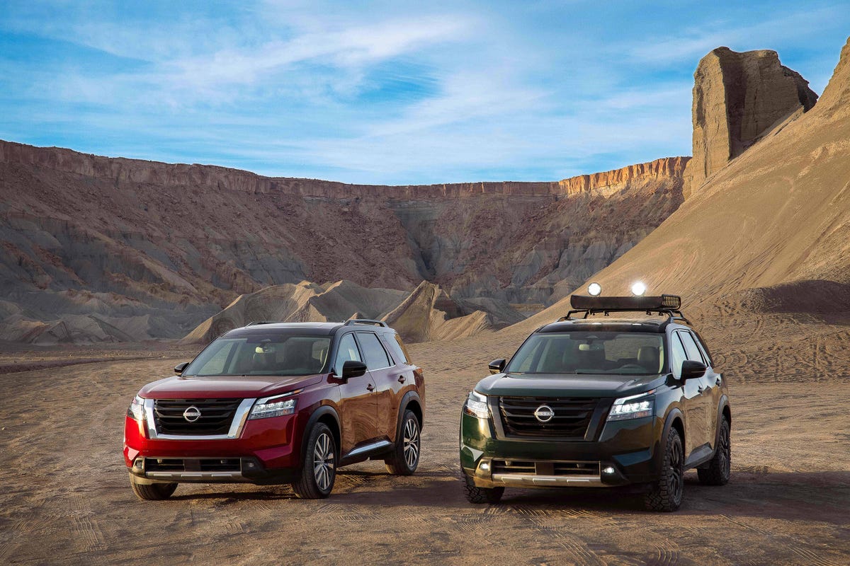 2022 Nissan Pathfinder - standard and accessorized models