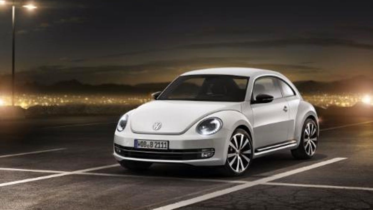 The new and improved Volkswagen Beetle.