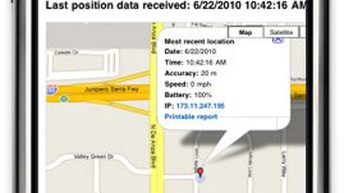 FoneHome is one of several apps that can keep tabs on your iPhone's location. At only $1.99, it's an unbeatable bargain.
