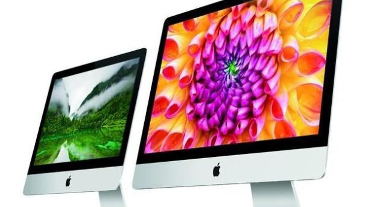 The 21.5-inch and 27-inch iMac.