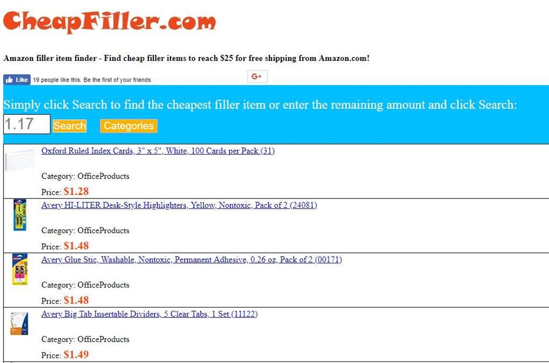 Score Amazon free shipping with this tool that finds cheap filler items