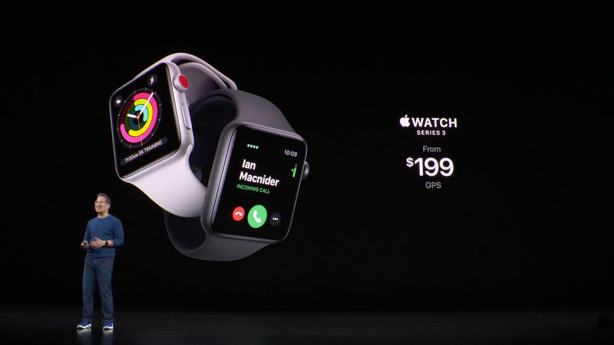 Apple Watch Series 3 is now $199 - CNET