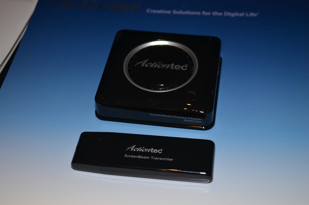 The ScreenBeam kit from Actiontec at CES 2013