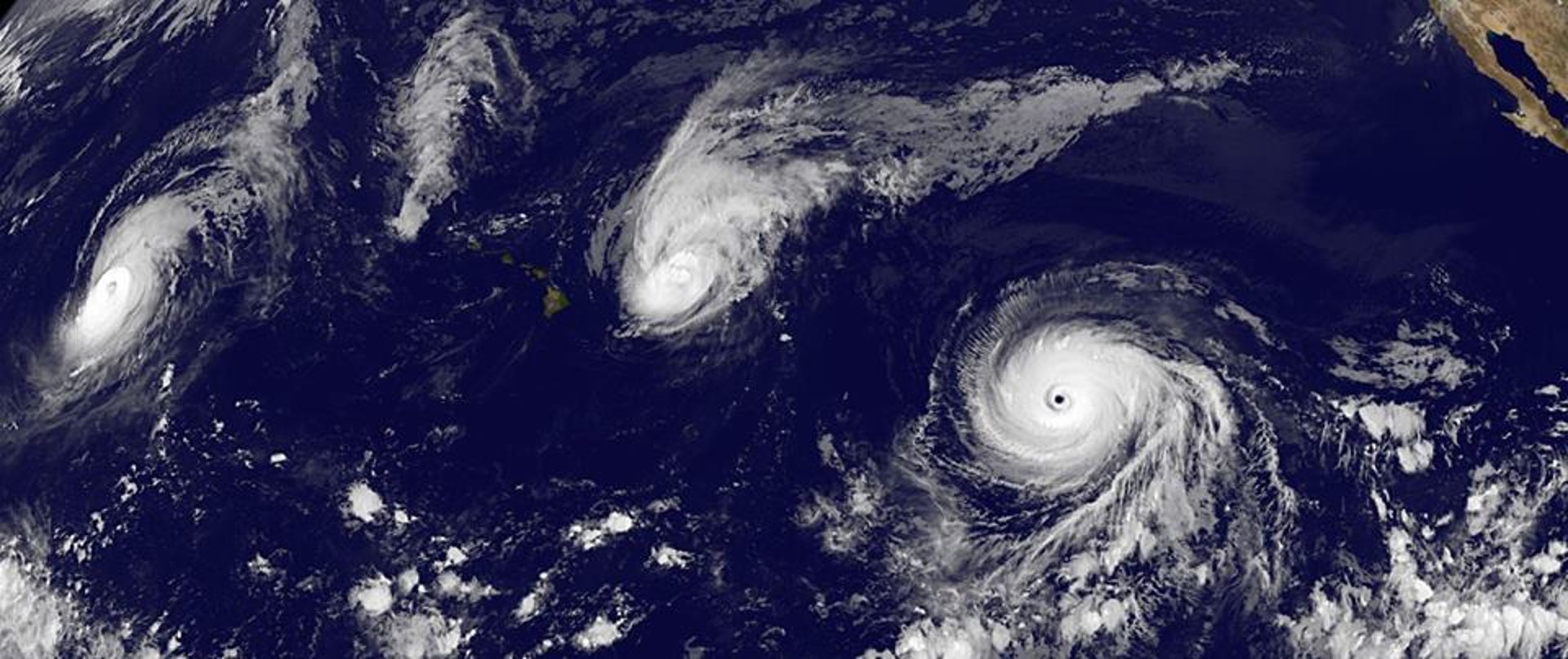 Three major hurricanes
