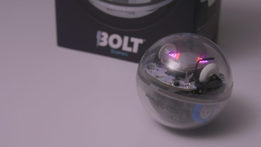 Sphero's newest robot ball, Bolt, adds new sensors and a programmable screen