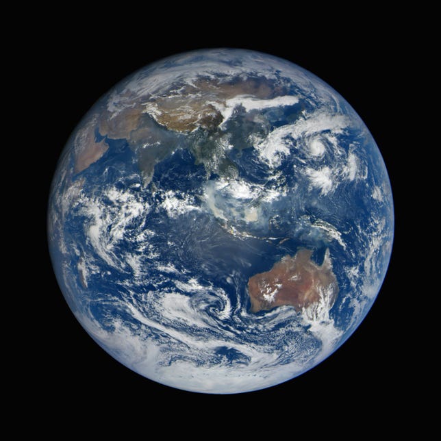Earth from space.