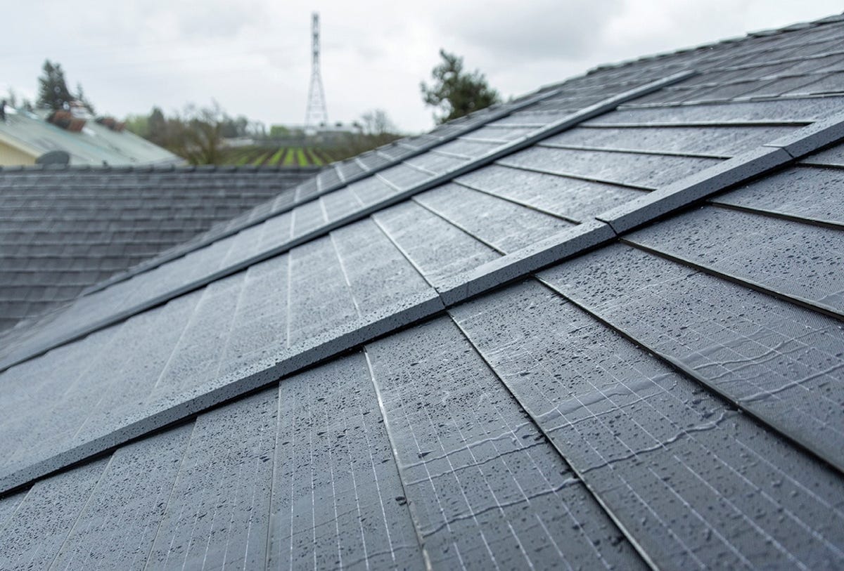 Timberline Solar shingles on a roof.