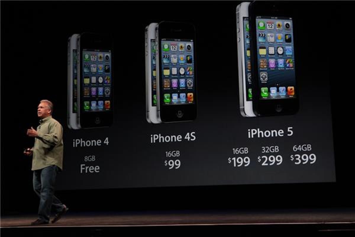 Apple's new iPhone pricing.