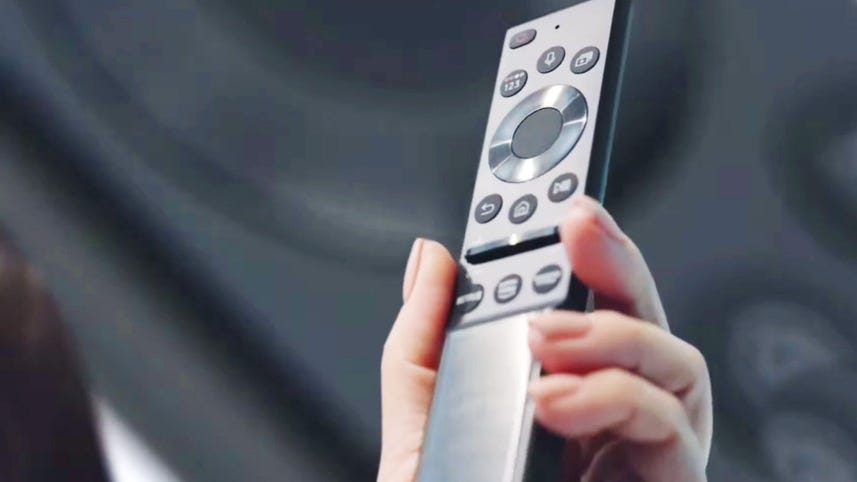 Samsung's solar-charged remote made from recycled plastic