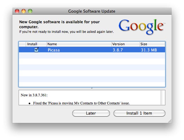 How many times a week do you see a software update dialog box like this?