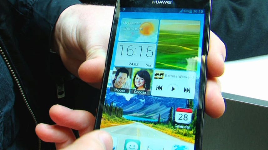 Huawei's Ascend P2 shows off its Android styling in hands-on video