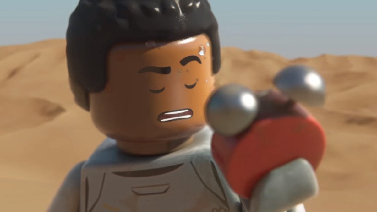 Meget sur solo sej Lego Star Wars game teaser lovingly mocks 'Force Awakens' trailer - CNET
