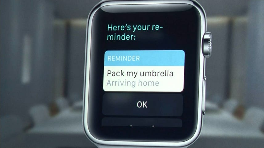 See Siri in action on the new Apple Watch