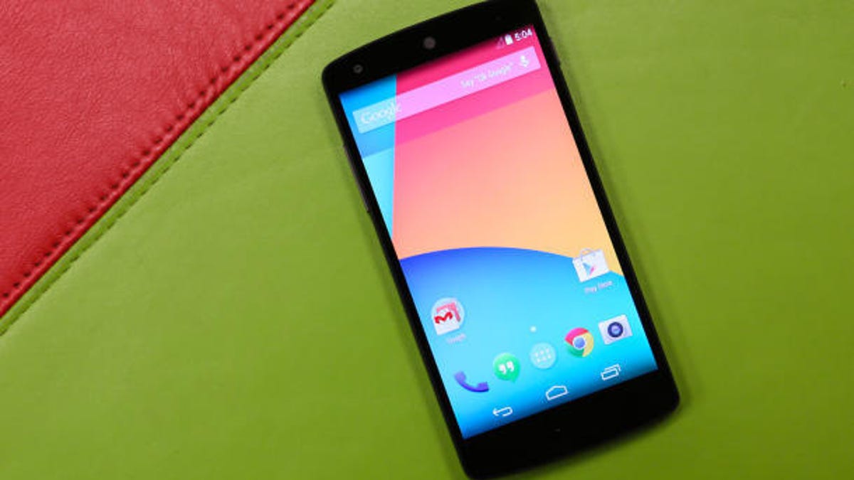 Google&apos;s Nexus 5 will get a shot of Android 4.1.1.