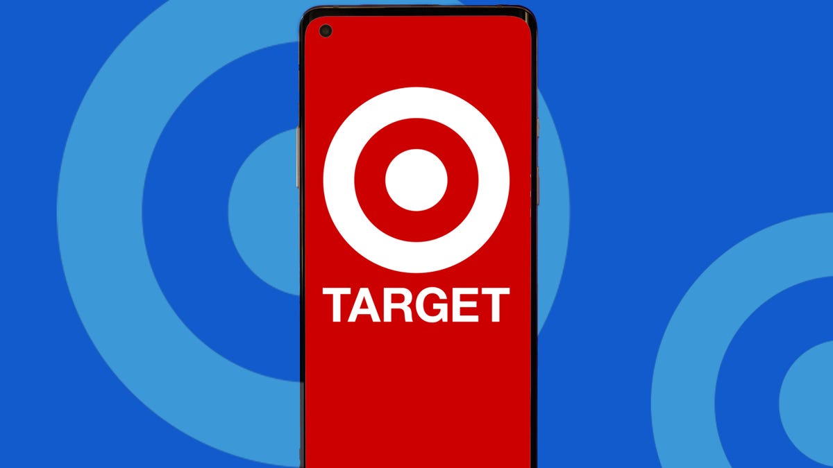 Target shopping on a phone