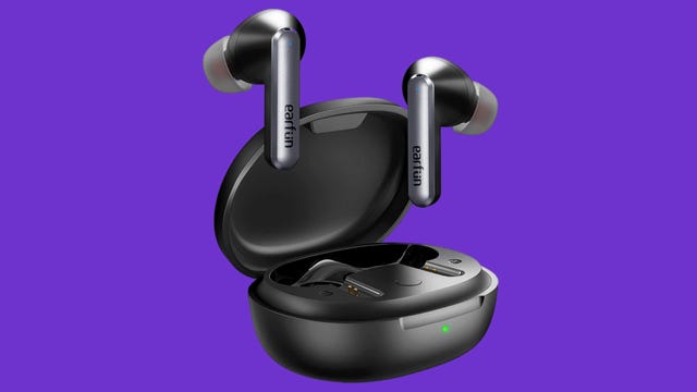 Earfun Air S noise-canceling earbuds and case