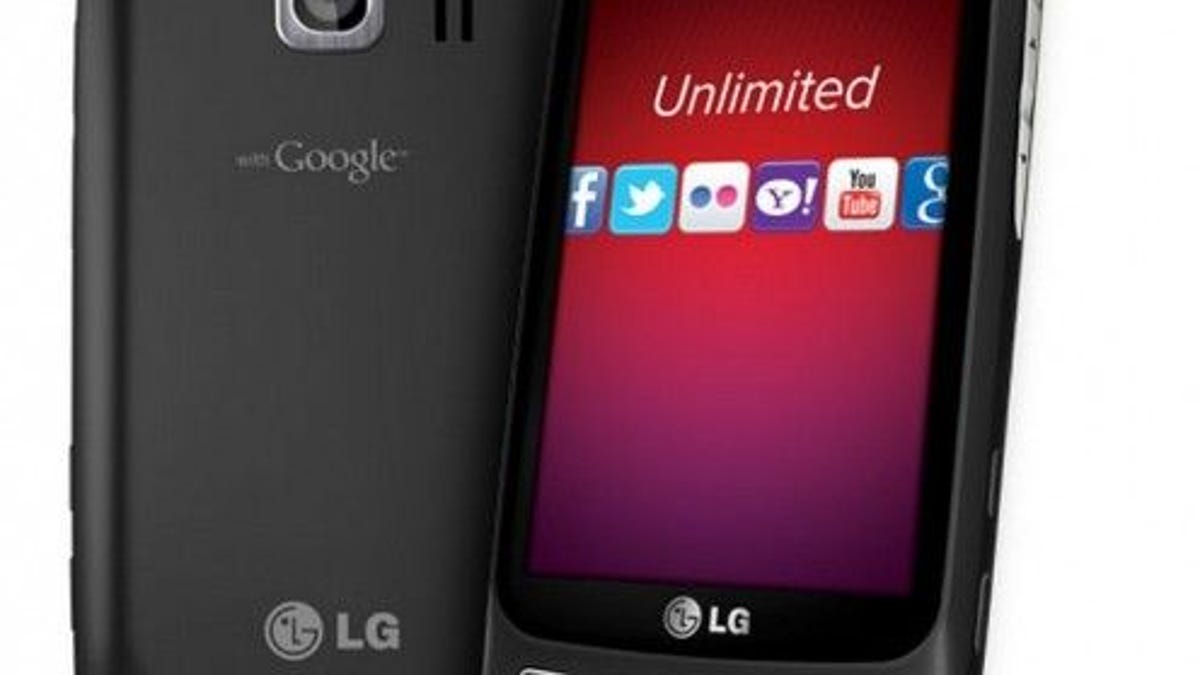 The Virgin Mobile LG Optimus V is a nice little starter smartphone, and the monthly rates can't be beat.